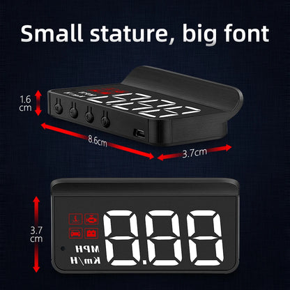 M3 OBD2 HUD / M1 GPS Head Up Display Auto Projection GPS Speedometer Digital Car Accessories Glass Projector Display HUD Alarm
