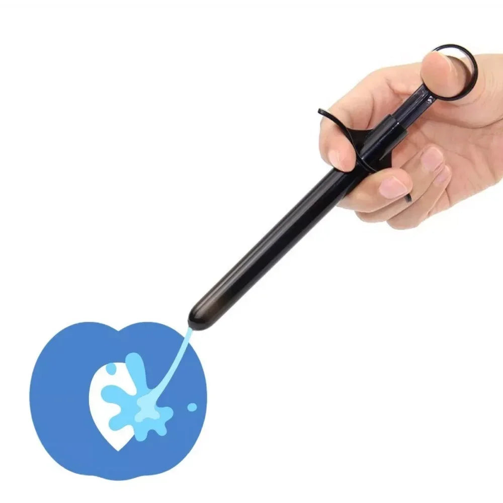 10ML Oil Launcher Syringe Lubricant Injector Sex Toys for Couples Anal Vagina Clean Tool Enema Inject Anal Lubricant Injector