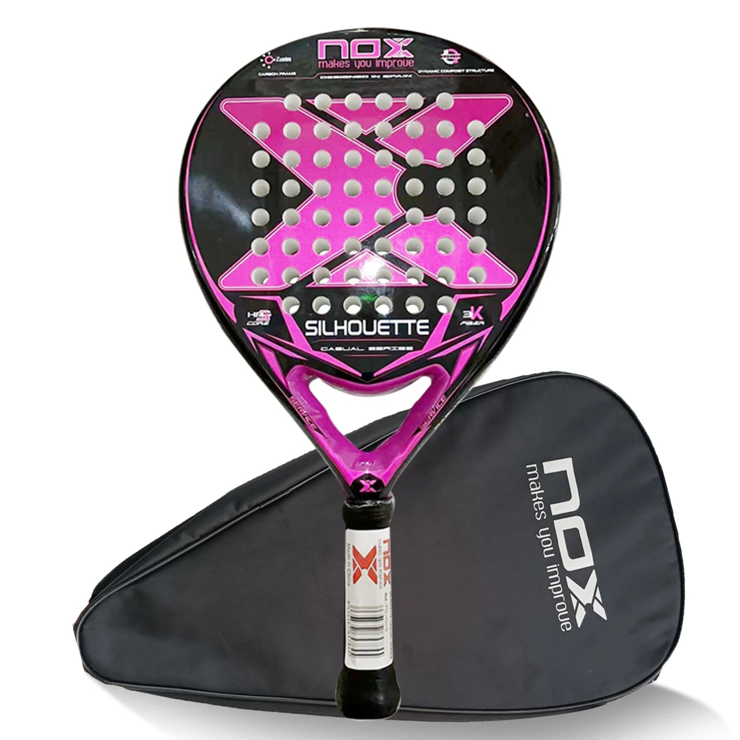 Nox 3D Carbon Fiber Power Racket, Stereo Structure Rebuild Tennis Hit Experience, Immersive Advanced Court, Tech Enabled 2023-26