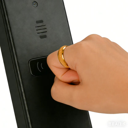 RFID 125kHz T5577 Chip Gold Epoxy Resin Ceramic Smart Ring for TK4100/EM4100 Access Control Card,Men and Women Accessories
