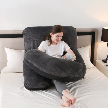 PANGDUBE G Shaped Pregnancy Pillow Waist Support for Pregnant Women Maternity Breastfeeding Cushion Cotton 3KG Body Pillow