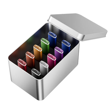 5PCS 10PCS USB Flash Drive 128GB Free Custom Logo Pen Drive 64GB Wholesale Pendrive 32GB Metal Box Memory Stick Storage Device