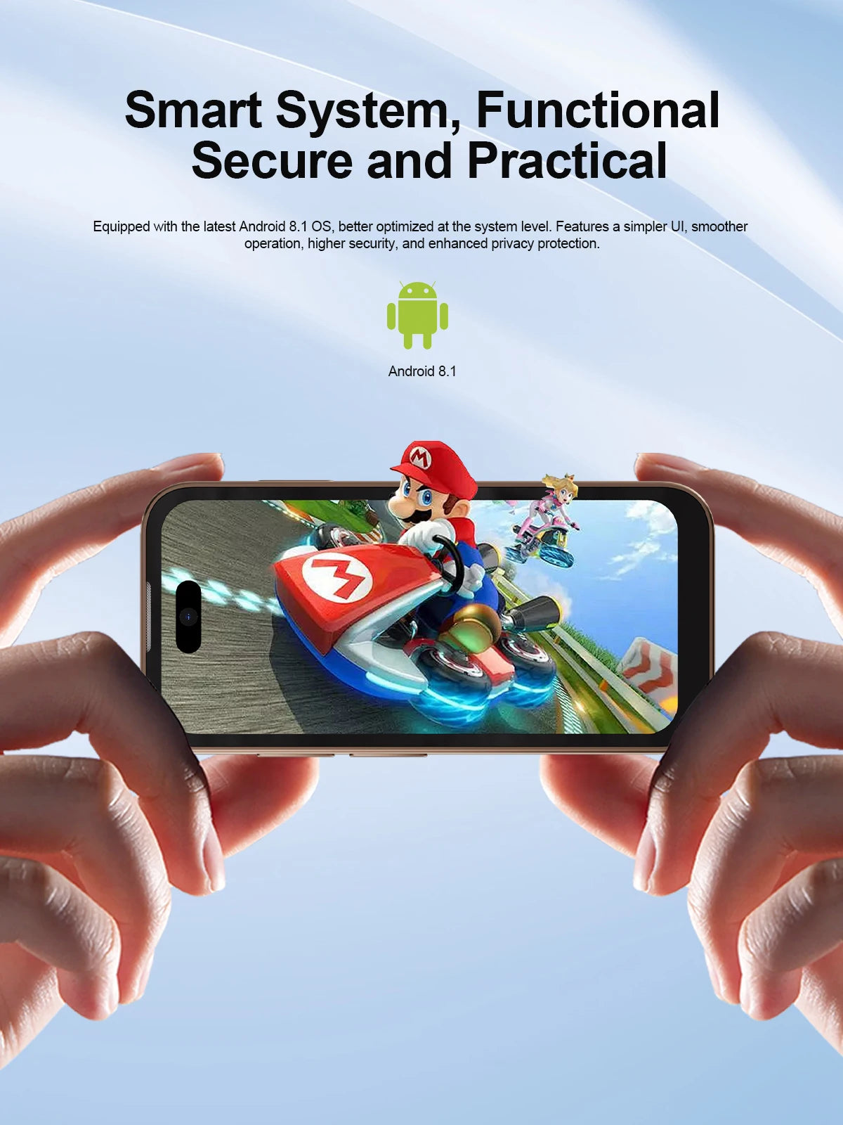 2026 SERVO Mini Smartphone 3G WCDMA 3.75" Display Android System 16GB ROM Play Store Small Smart Mobile Phones Dual SIM Standby