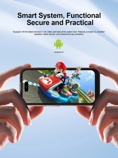 2026 SERVO Mini Smartphone 3G WCDMA 3.75" Display Android System 16GB ROM Play Store Small Smart Mobile Phones Dual SIM Standby