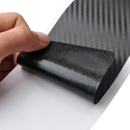 Car Rear Bumper 90/104cm Sticker Carbon Fiber Protective Pad Anti-Scratch Cover Car Edge Board Scuffproof Decal Strip NEW