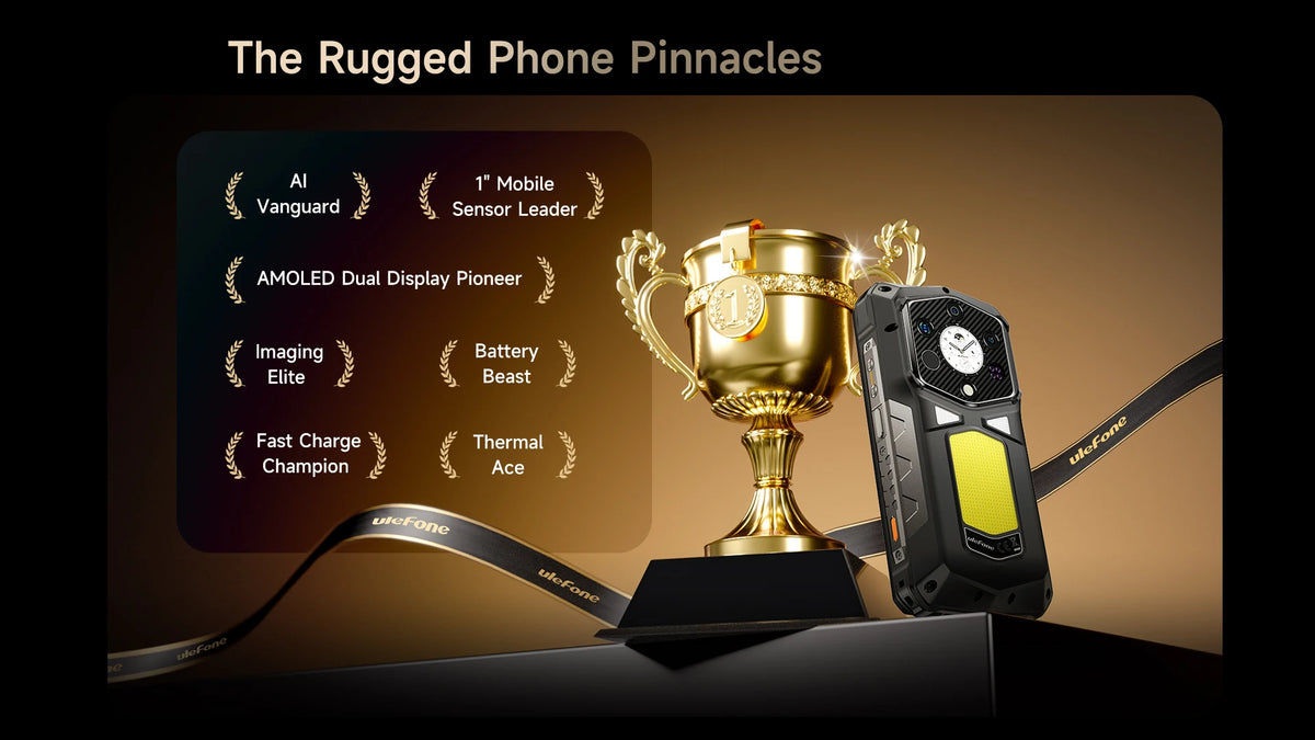 World Premiere Ulefone Armor 29 Pro Thermal Version 5G AI Rugged Phone 21200mAh 120W 64MP Night Vision 6.67" 120Hz 512GB ROM