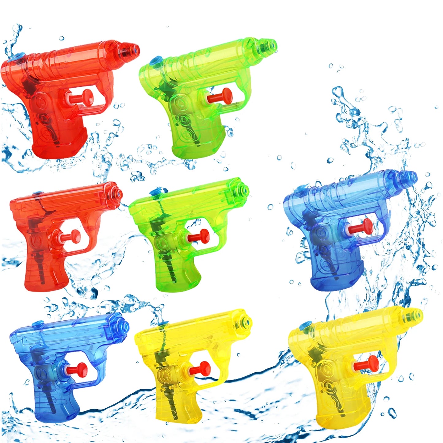 Water Gun Toys for Kids Toddler Small WaterGuns Super Water Soaker Squirts Blasters Gun for Summer Outdoor Beach Pool Party Game