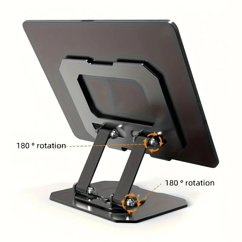 Tablet  360° Rotatable Stand Adjustable Foldable Desktop Stand Holder Compatible For 4.7-12 Inch Ipad Pro/Air/Min Laptop Tablet