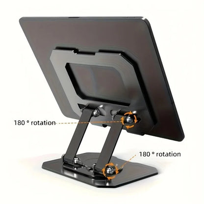Tablet  360° Rotatable Stand Adjustable Foldable Desktop Stand Holder Compatible For 4.7-12 Inch Ipad Pro/Air/Min Laptop Tablet