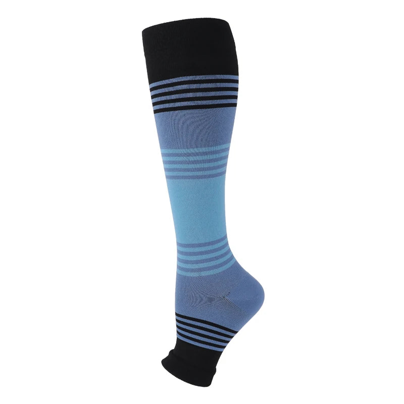 10 Styles Compression Stocking Prevent Calf Varicose Veins Soreness Pressure Cycling Professional Leg Support Nurse  Women Socks