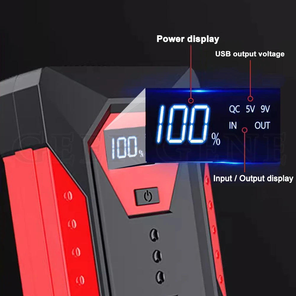 GKFLY 2000A/3000A/4000A Car Jump Starter Power Bank Petrol Diesel Car Battery Charger Starting For Auto Battery Booster
