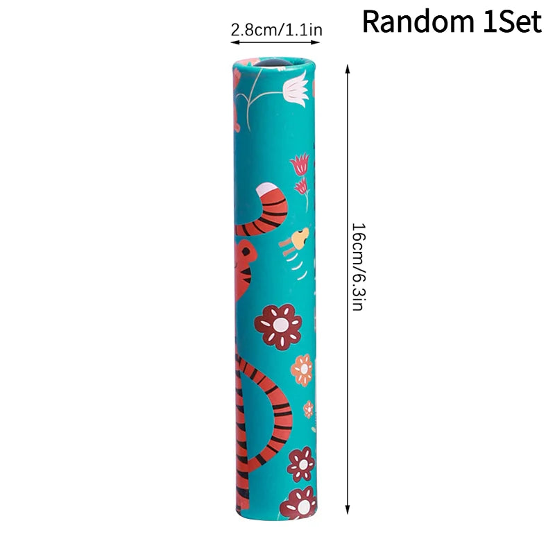 DIY Rotating Kaleidoscope Kits Scientific Experiment Teaching Tools Hands-Eyes Cooperation Educational Toys For Children Gifts.