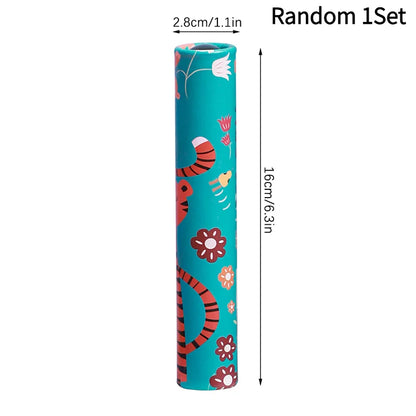 DIY Rotating Kaleidoscope Kits Scientific Experiment Teaching Tools Hands-Eyes Cooperation Educational Toys For Children Gifts.