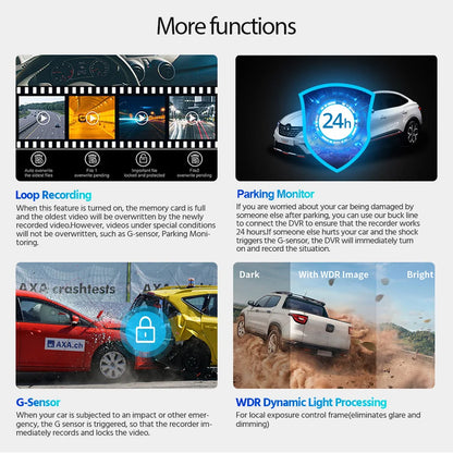 Dash Cam 4K GPS WIFI APP 24H Night Vision Mini Optional Rear Lens Dashcam Car DVR Video Recorder Camera For Car Black Box