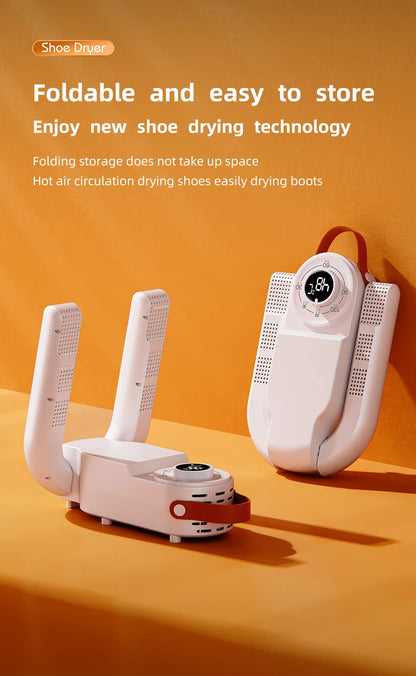 HOMEFISH Intelligent Shoe Dryer Quick Drying Deodorizing Sterilizing Adjustable Timer Household Shoe Warmer And Heater
