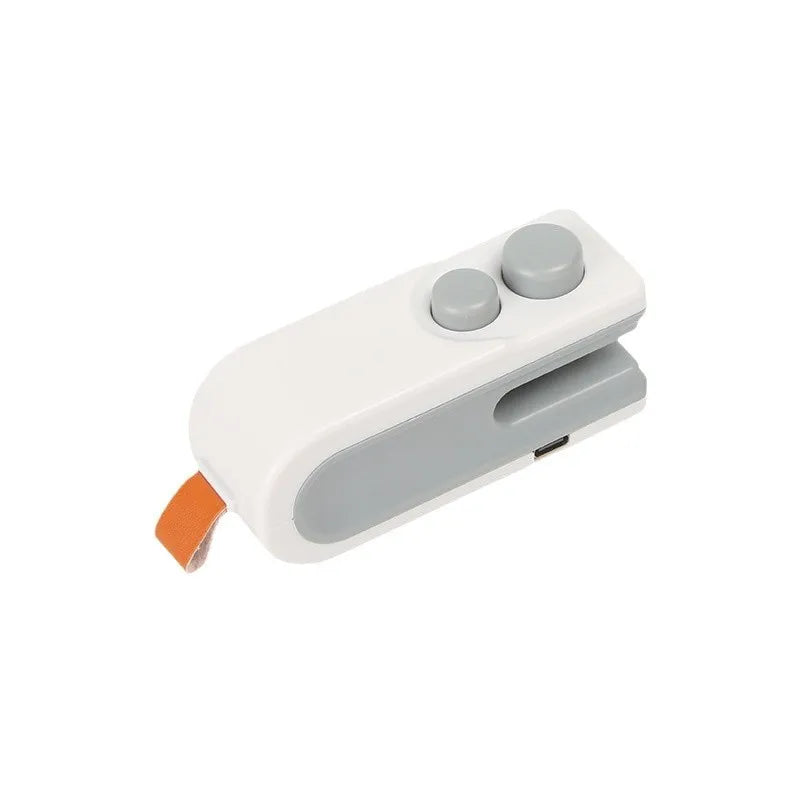 Mini Sealing Machine USB Rechargable Heat Sealer Storage Bag Plastic Package Food Sealer Clip Bag Handheld Food Heat Sealer
