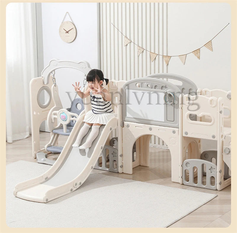 Multi-Function Children's Swing And Slide Set Baby Climbing Activity Toy Home Play Area for Kids