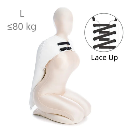 Sexy Charm Adult Rave Lingerie with Fetish Dog Hood Chest Harness Single Glove Arm Binder for Couple BDSM Body Bondage Clothing