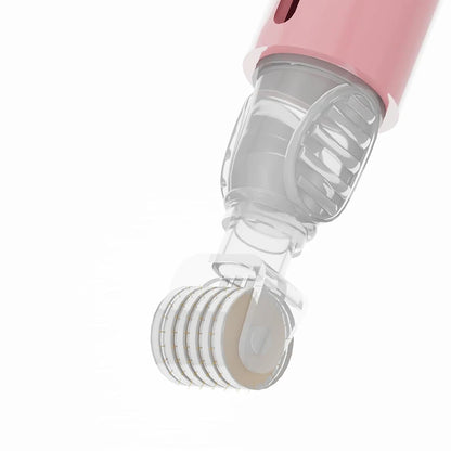 105 Titanium Needle Derma Roller Lip Boost Microneedle Dermaroller for Lip Beard Hair Care Micro Needle Face Massage Beauty Tool