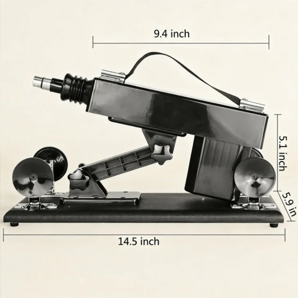 FREDORCH Sex Machines More Attachment Masturbating Pumping Sex Gun Adjustable with Dildo Couples Sex Toy Love Machine for Couple