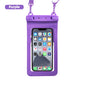 FONKEN Full View Waterproof Case for Phone Underwater Snow Rainforest Transparent Dry Bag Swimming Pouch Big Mobile Phone Covers