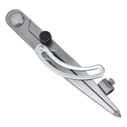 12 Inch / 8 Inch Wing Divider Compass Lockable Wing Design Carbon Steel Geometry Drafting Compass With Pencil Holder