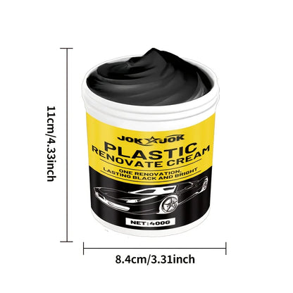 High-Quality Car Plastic Polishing Wax,400g Large Capacity,Quick Repair Gloss,Tire Shine Coating Wax,Dashboard Wax,Sofa Interior
