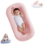 Newborn Folding Sleeping Baby Crib Nest Lounger Portable Bassinet Travel Bed Bassinet Bumper