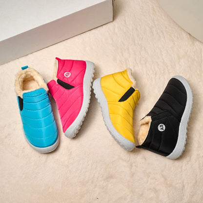 Fashion Girls Shoes Winter Girls' boots Children Ankle Boots Comfortable Slip On Waterproof Upper Lightweight Kids Shoes