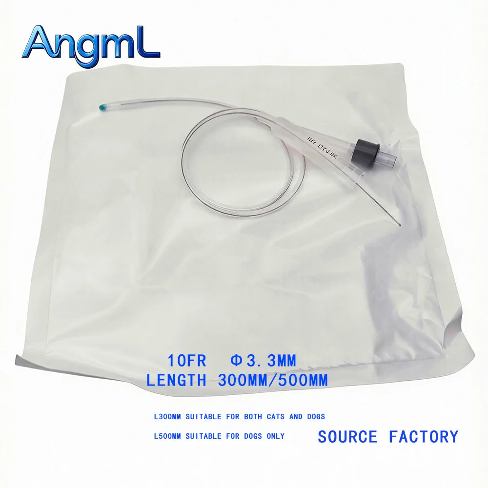 Double-Lumen Urinary Catheters For Pets,Drainage Bags,Veterinary Supplies,Pet Medical Care,Suitable For Both Cats And Dogs
