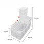 Oxygenate Turtle Terrariums Fliter Cultivation Turnover Box Multifunctional Large Space Fliter Box Turtle Fish Ecological Tank