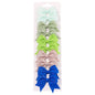 10Pcs/Set New Cute Solid Ribbon Bowknot Hair Clips for Baby Girls Handmade Bows Hairpin Barrettes Headwear Baby Hair Accessories