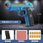 Mechanical G17 Soft Bullet Toy Gun Shell Throwing Continuous Firing Launcher Model Outdoor Sports Shooting Games for Children