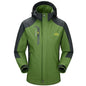 Outdoor Jacket Pants Sets Men Fleece Thermal Waterproof Windproof Hooded Jackets Hiking Military Trip Mountain Camping Clothes