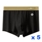5 Pcs Men's Striped Funny Boxer Shorts Underwear Sexy Underpants Man Male Homme U Convex Shorts Lingerie Boxershorts  Panties