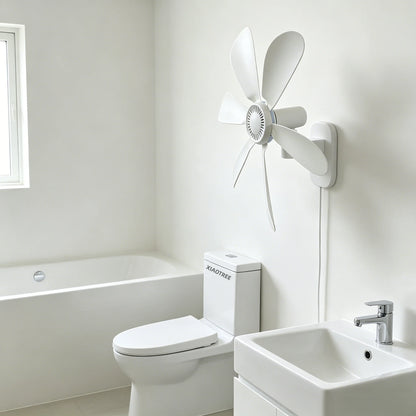16.5-Inch Wall Mount Fan with Remote and Timer Small 5V USB Fan with Powerful 4 Speeds Quiet Corner Fans for Bedroom Kitchens