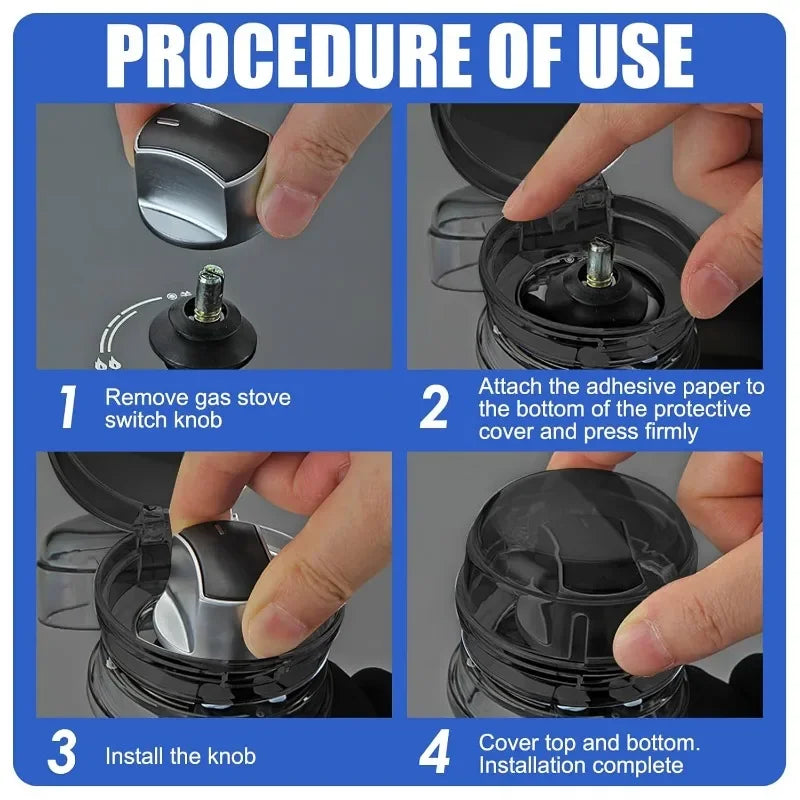 2/4/8Pcs Stove Knob Covers Child Safety Plastic Kitchen Safety Guards Universal Gas Oven Lock Protectors Home Cookware Security
