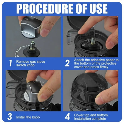 2/4/8Pcs Stove Knob Covers Child Safety Plastic Kitchen Safety Guards Universal Gas Oven Lock Protectors Home Cookware Security