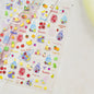 Juicy Red Jelly Tomato Nail Art Sticker Cute Bowknot Glitter Star Kawaii 5D Fruit Self Adhesive Nail Art Decals for Summer DIY