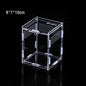 Acrylic Transparent Reptile Terrarium Breeding Box Turtle Cage Nano Arboreal Tarantula Enclosure Dearded Dragon Reptiles Habitat