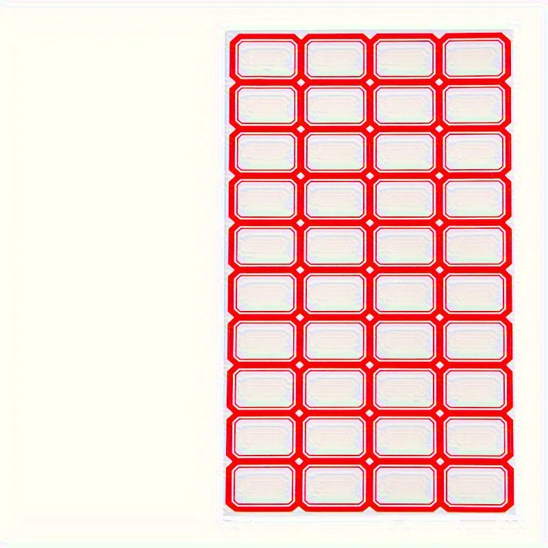 10sheets/400pcs Self-adhesive Label Stickers Self Adhesive Label Paper Mouth Paper Handwritten Marking Price Name Stickers