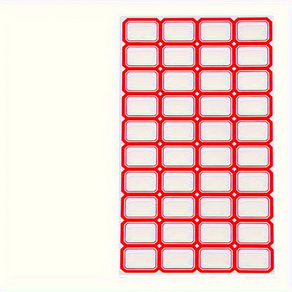 10sheets/400pcs Self-adhesive Label Stickers Self Adhesive Label Paper Mouth Paper Handwritten Marking Price Name Stickers