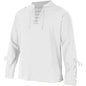 Men's Long Sleeve Shirts Lace Up V-neck Cuff Medieval Pirate Dress Up Streetwear Halloween Gothic Punk Style Men's Clothing
