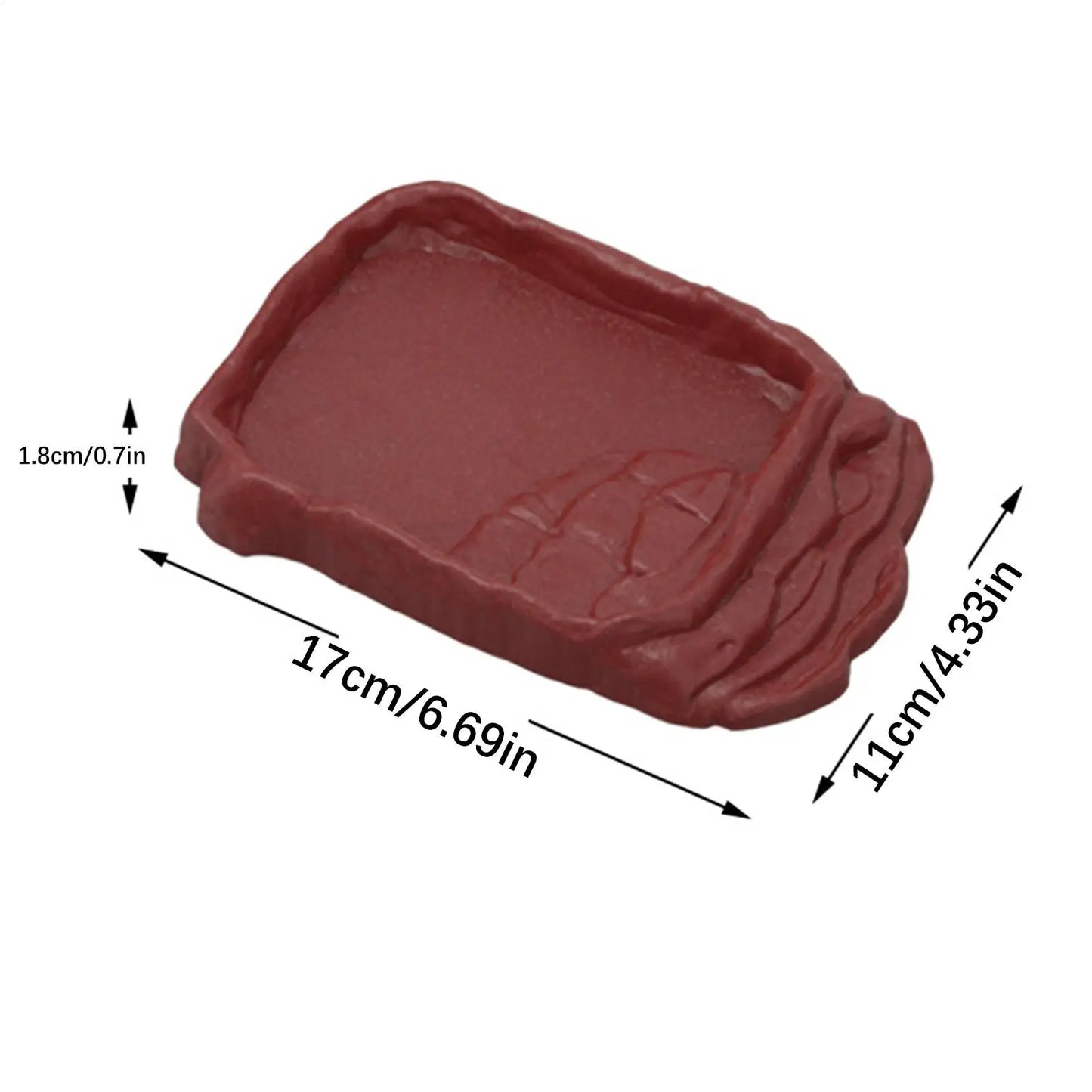 Anti-Slip Ladders Reptile Bowl Reptile Bathing Pool Tortoise Bathtub Water Dish Aquarium Ornament Tortoise Habitat Accessories