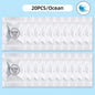 50/40/30/20/10pcs Car Air Freshener Supplement 7 Pcs/Lot Solid Car Perfume Car Air Conditioner Vent Auto Ocean Refill Air Outle
