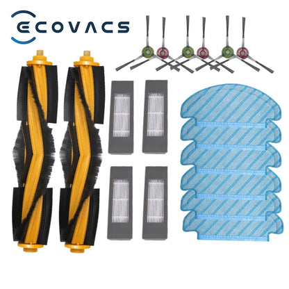 HEPA Filter Side Brush Main Brush Mop Cloths for ECOVACS Deebot T9 AIVI T8 AIVI N8 Pro 920 950 Vacuum Cleaner Replacement Parts