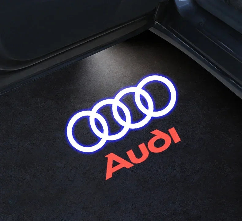 2025 Car Door Welcome Light Led HD Projector Lamp For Audi A3 A4 B8 8P 8V A6 C7 A5 Q5 B7 B6 B9 SLINE QUTTRO RS Q3 Q7 S3 S4 S5 S6