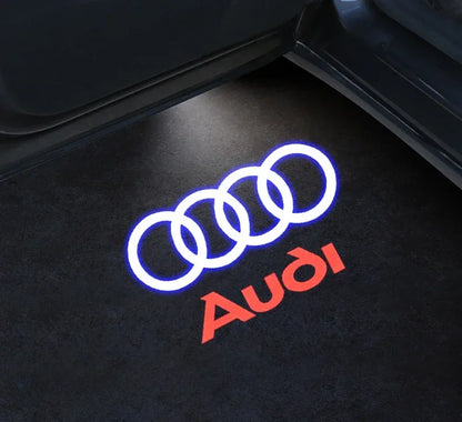 2025 Car Door Welcome Light Led HD Projector Lamp For Audi A3 A4 B8 8P 8V A6 C7 A5 Q5 B7 B6 B9 SLINE QUTTRO RS Q3 Q7 S3 S4 S5 S6