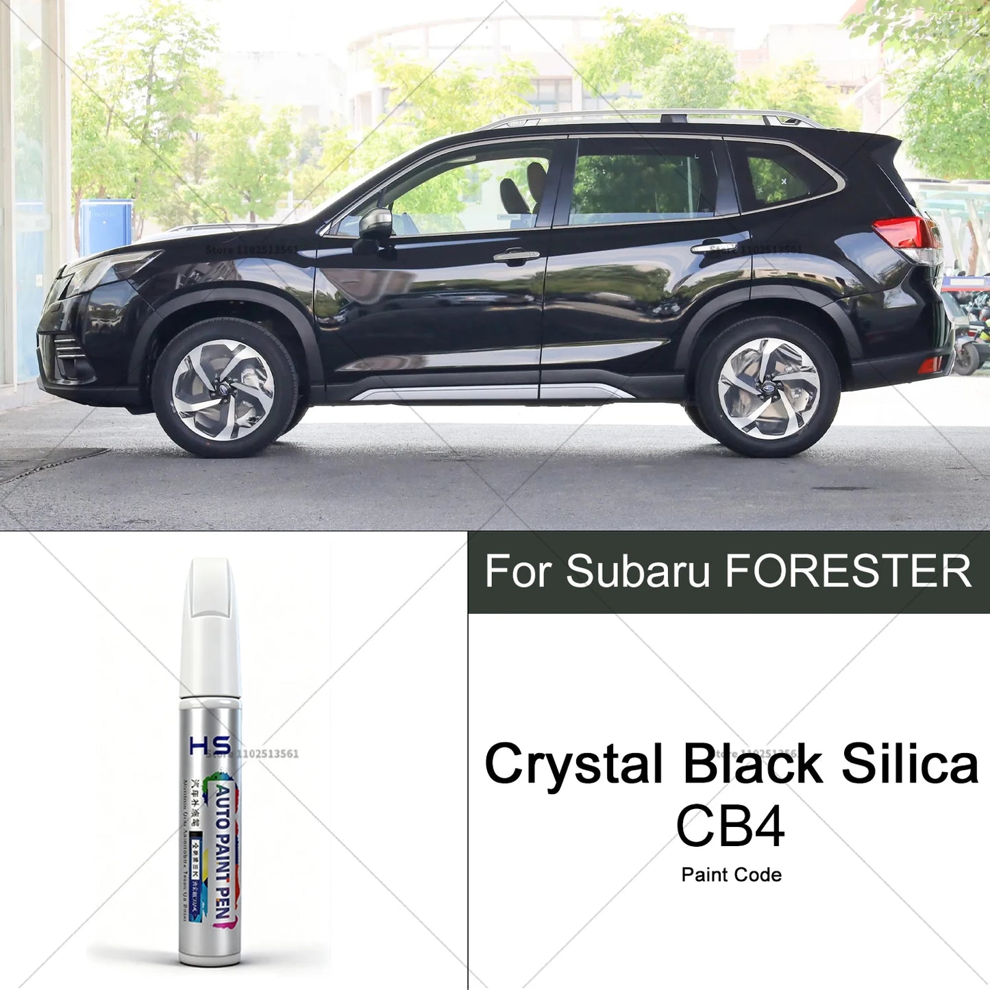 For Subaru Forester Car Paint Repair Pen Touch Up Scratch Remover DIY Auto Accessories Black White Blue Red Silver Bronze Green