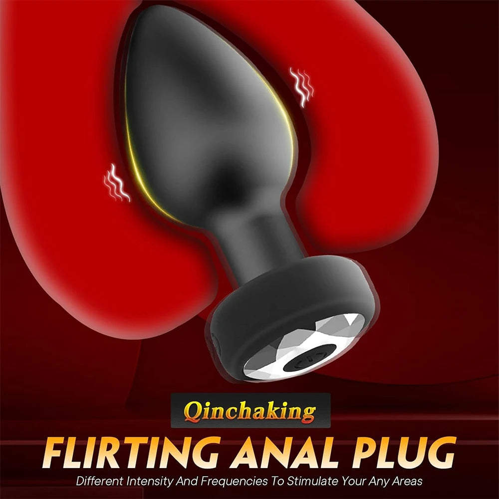 Powerful Small Anal Vibrator for Gay Wireless Remote Control 10 Frequency Vibration Prostate Massager Female Vagina Massager